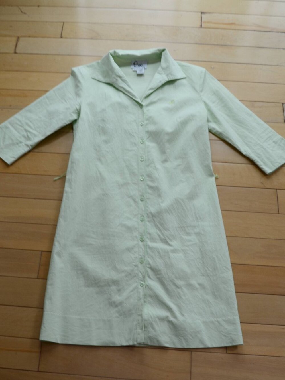 Lilly Pulitzer Shirt Dress Size 6 Mint Green
